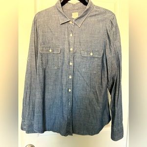 J.Crew Perfect Chambray Shirt